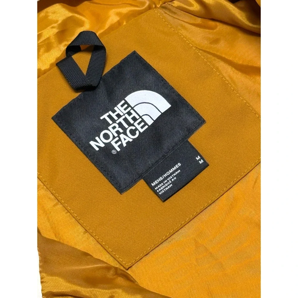The North Face Mens Balfron DryVent Ski Jacket Brown White Colorblock Hooded Med
